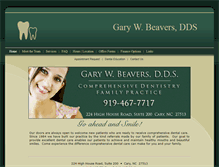 Tablet Screenshot of gbeaversdds.com